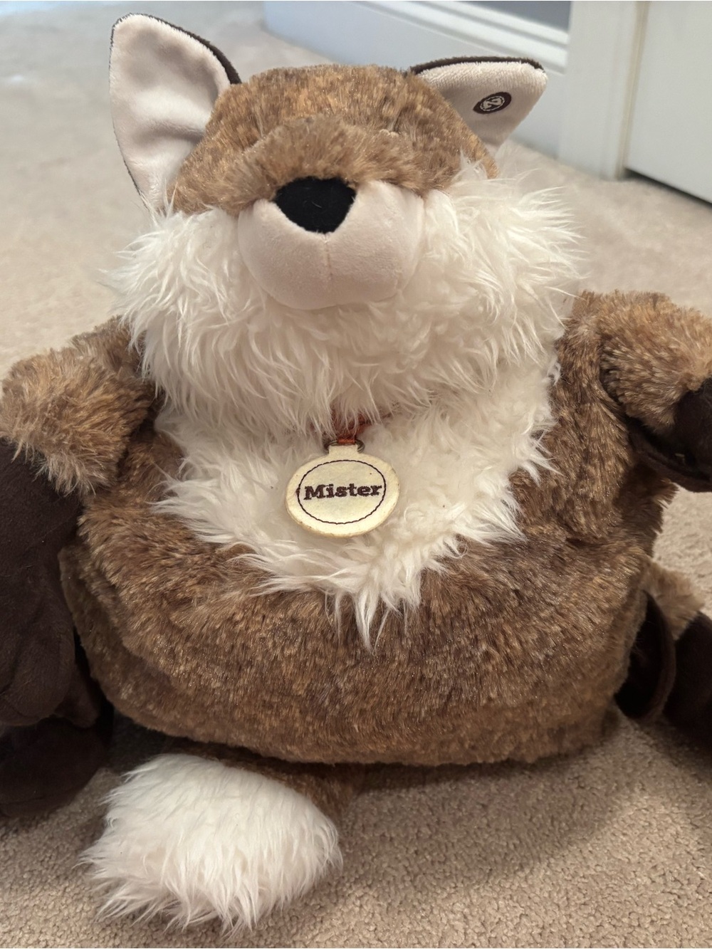 Lovesac Zoobies Plush Mister Fox Blanket Stuffed Animal Plush